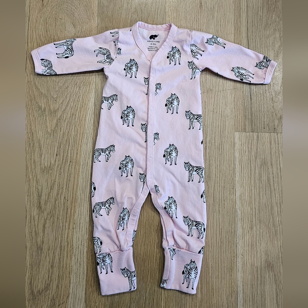 Monica + Andy On The Go One Piece NWOT Pink Zebra